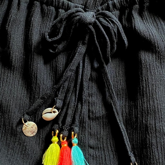 isabella rose Swim Nwt Black Romper Swim Cover Up Size Small Poshmark